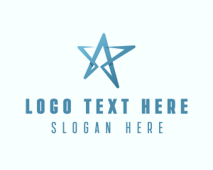 Firm - Business Company Star logo design