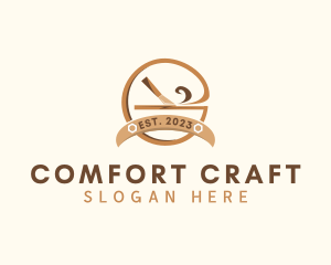 Upholsterer - Woodwork Carpentry Artisan logo design