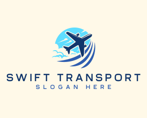 Travel Airplane Aviation  logo design