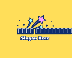 Cute Quirky Shooting Star Logo