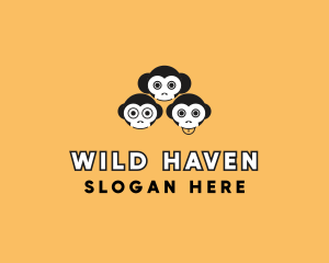 Zoo - Wild Monkey Zoo logo design