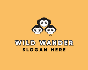 Wild Monkey Zoo logo design