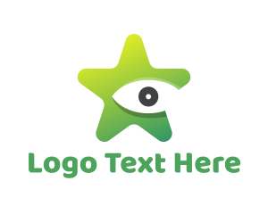 Ophthalmologist - Gradient Star Eye logo design