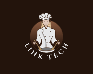 Woman Chef Restaurant Logo