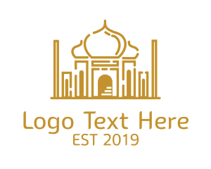 Arab - Arabian Temple Palace logo design