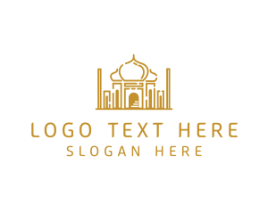 Palace - Arabian Temple Palace logo design