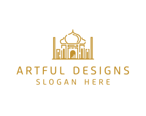 Arabian Temple Palace logo design