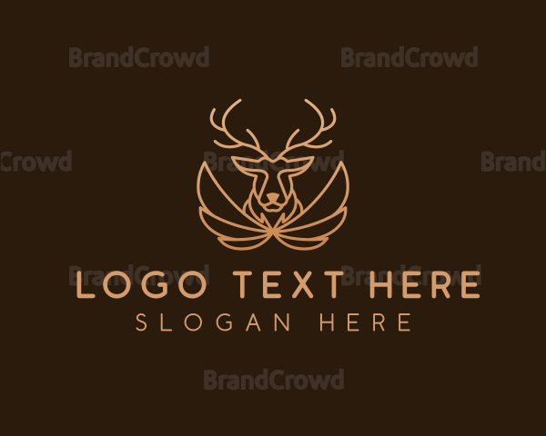 Wing Antler Buck Logo