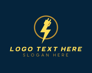 Utility - Power Electric Plug logo design