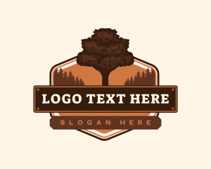 Saw - Tree Woodwork Forest logo design