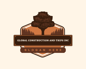 Masculine - Tree Woodwork Forest logo design