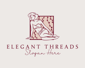 Elegant Womenswear Bikini logo design