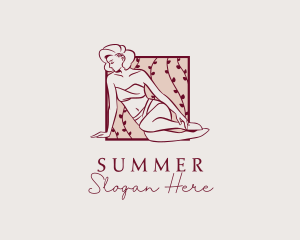 Elegant Womenswear Bikini logo design