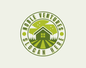 Grass Garden Backyard Logo