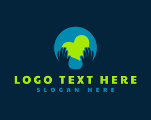 Support - Globe Care Volunteer logo design
