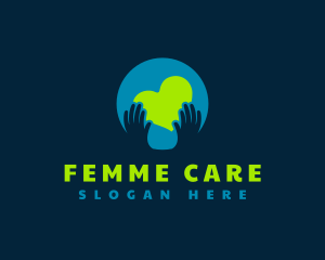 Globe Care Volunteer logo design