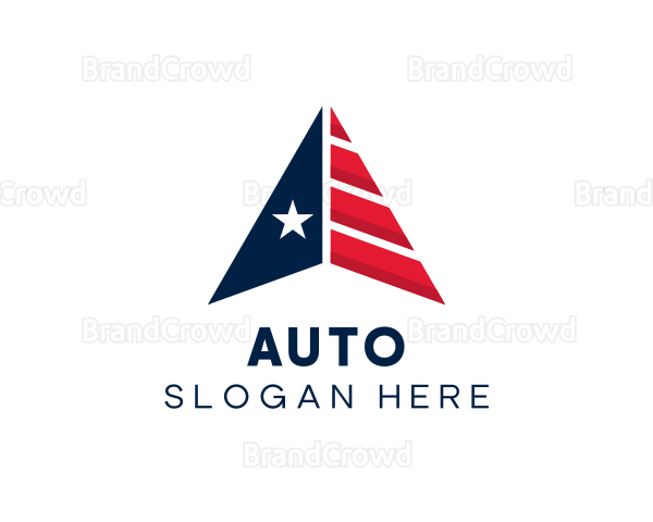 Star Arrowhead Flag Logo