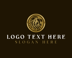 Animal - Luxury Wild Lion logo design