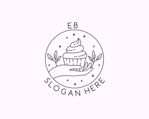 Wedding - Sweet Cupcake Dessert logo design