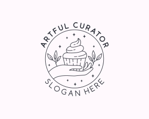 Sweet Cupcake Dessert logo design