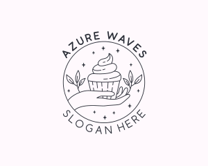 Sweet Cupcake Dessert logo design