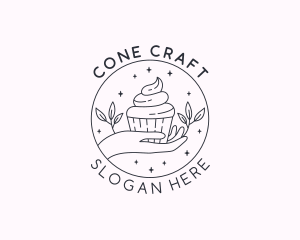 Sweet Cupcake Dessert logo design