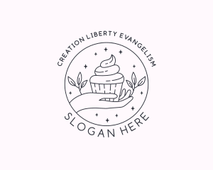 Sweet Cupcake Dessert logo design