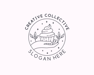 Sweet Cupcake Dessert logo design