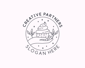 Sweet Cupcake Dessert logo design