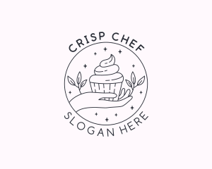 Sweet Cupcake Dessert logo design