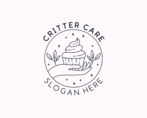 Sweet Cupcake Dessert logo design