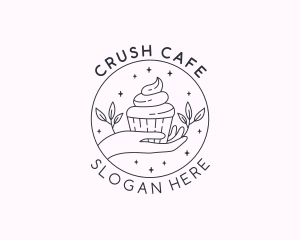 Sweet Cupcake Dessert logo design