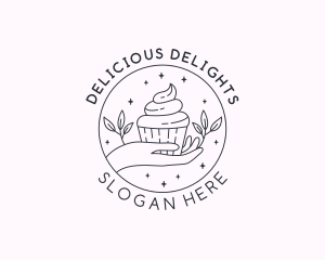 Sweet Cupcake Dessert logo design