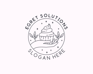 Sweet Cupcake Dessert logo design