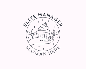 Sweet Cupcake Dessert logo design