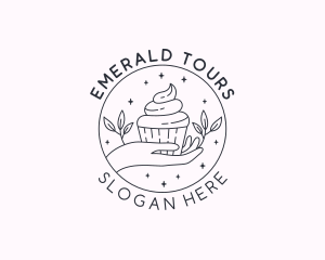 Sweet Cupcake Dessert logo design