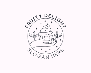 Sweet Cupcake Dessert logo design