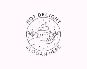 Sweet Cupcake Dessert logo design