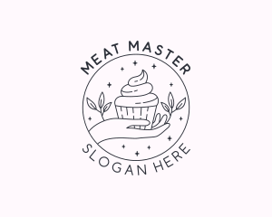 Sweet Cupcake Dessert logo design