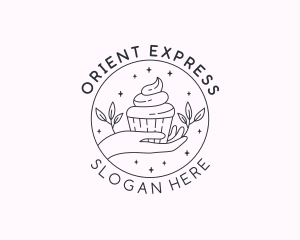 Sweet Cupcake Dessert logo design