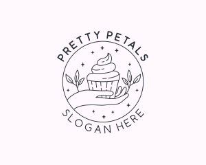 Sweet Cupcake Dessert logo design