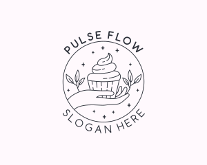 Sweet Cupcake Dessert logo design