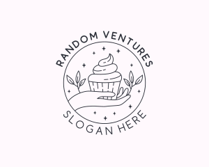 Sweet Cupcake Dessert logo design