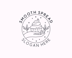 Sweet Cupcake Dessert logo design