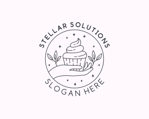 Sweet Cupcake Dessert logo design