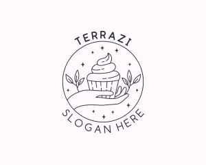 Sweet Cupcake Dessert logo design