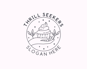 Sweet Cupcake Dessert logo design