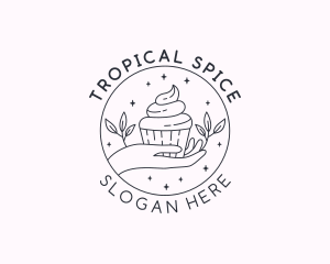 Sweet Cupcake Dessert logo design