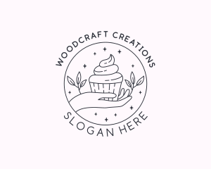 Sweet Cupcake Dessert logo design