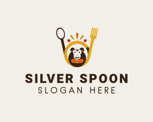 Vegan Restaurant Monkey logo design